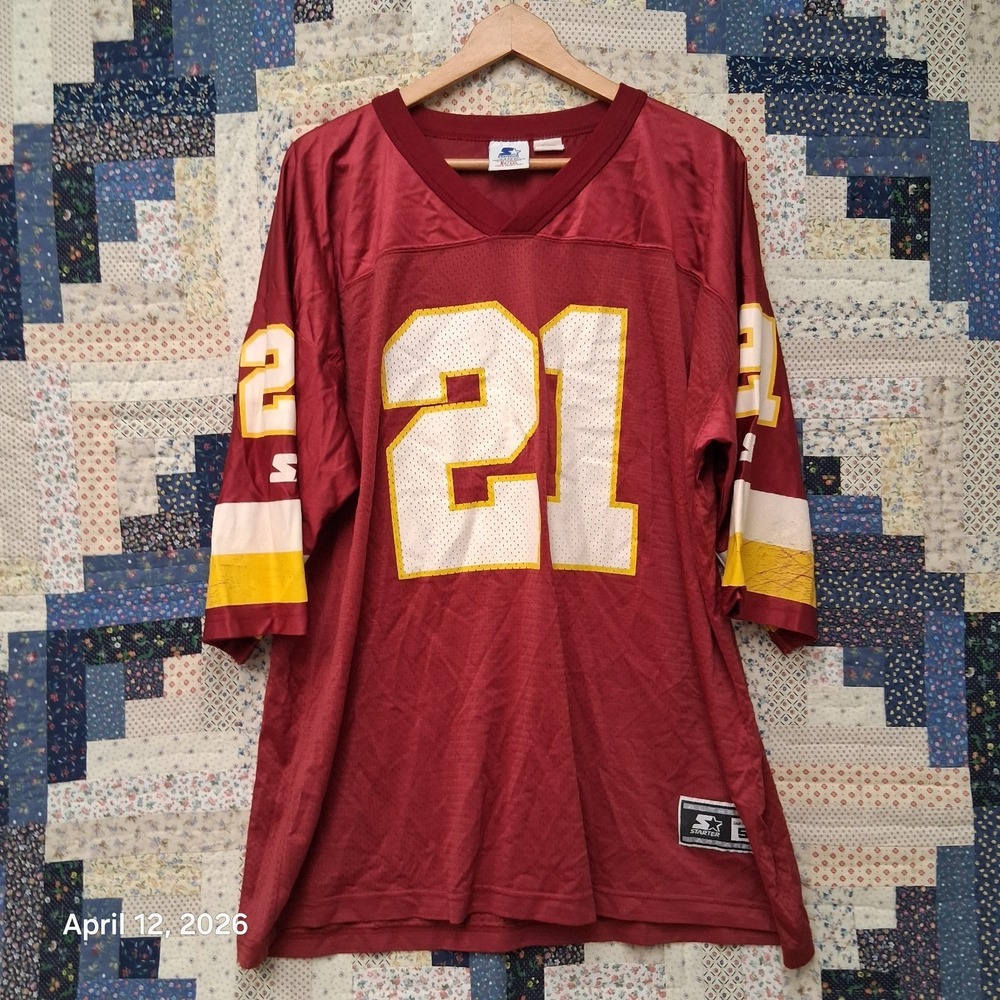 Vintage 1995 Terry Allen #21 Washington Redskins Starter Jersey Size 2XL / 52